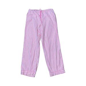 Sz.M Short*Victoria's Secret*Pink & White Signature Pin-Striped Pajama